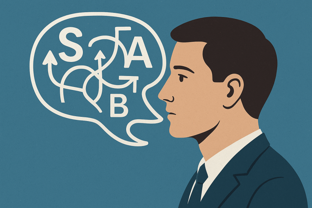 “O inconsciente é estruturado como uma linguagem”&nbsp;(Lacan).