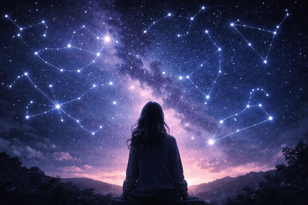 “Não é o seu signo. É a sua história.” — Astrologia como defesa psíquica