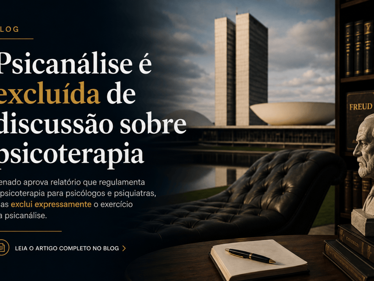 Psicanálise é excluída de discussão sobre&nbsp;psicoterapia