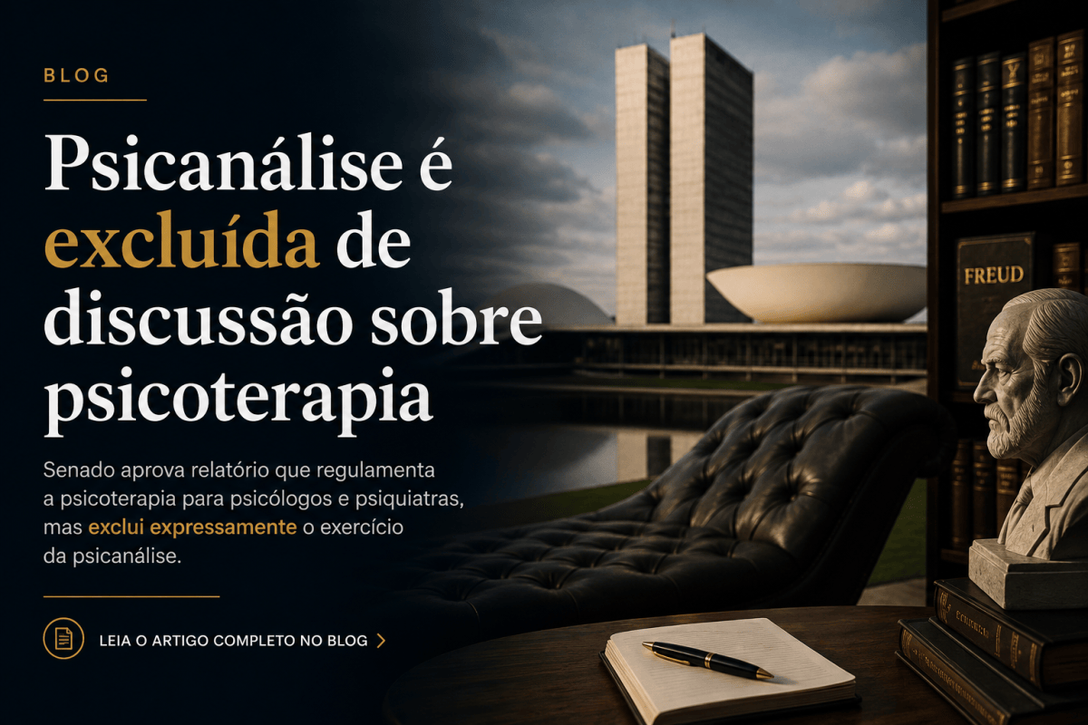 Psicanálise é excluída de discussão sobre&nbsp;psicoterapia